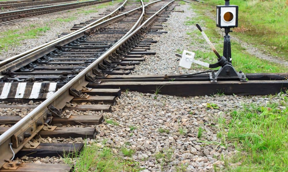 Railway switch system and track components used in rail infrastructure engineering
